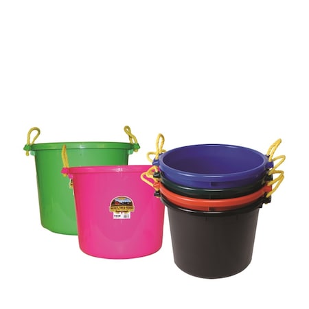 Duraflex Muck Bucket Tub 70 Qt. BLACK